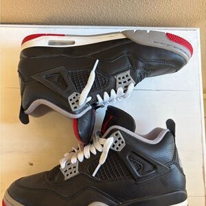 Men's Black and Red High-Top Basketball Sneakers by Jordan